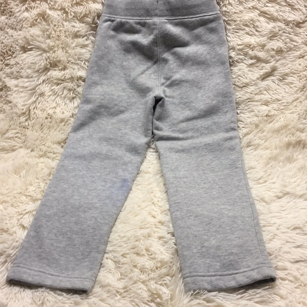 Size 4/5 Gap Kids Logo Fleece Pants‎ Heather Gray
